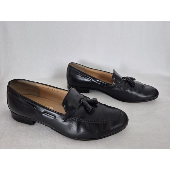 SALVATORE FERRAGAMO Men\'s Size 10 D Leather Tassel Loafer main image 12